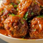 Salisbury Steak Meatballs with Rich Onion Gravy