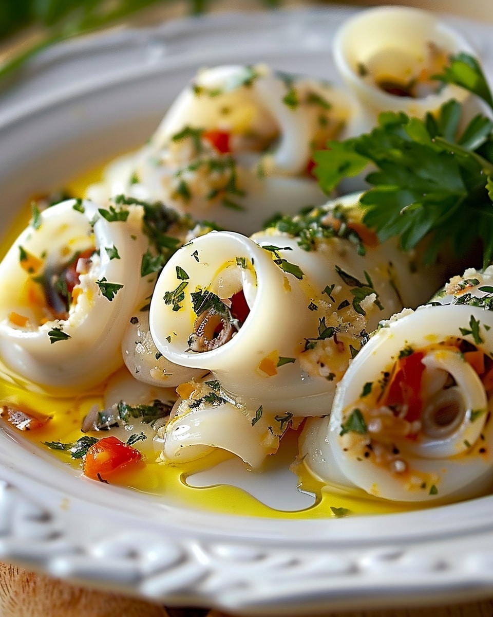 Southern Italian Stuffed Calamari