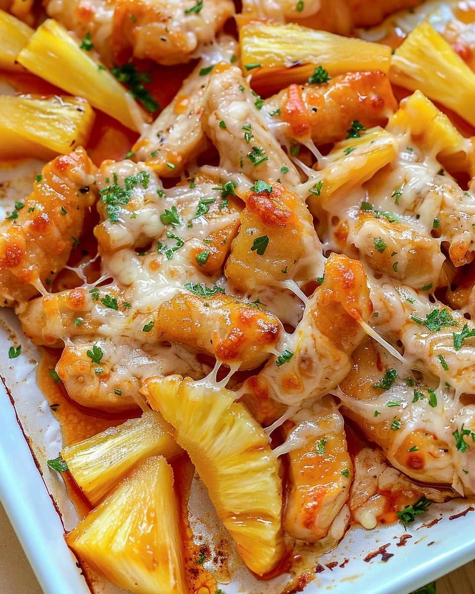 Sheet Pan Hawaiian Pineapple Chicken