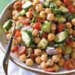 Simple Chickpea Salad