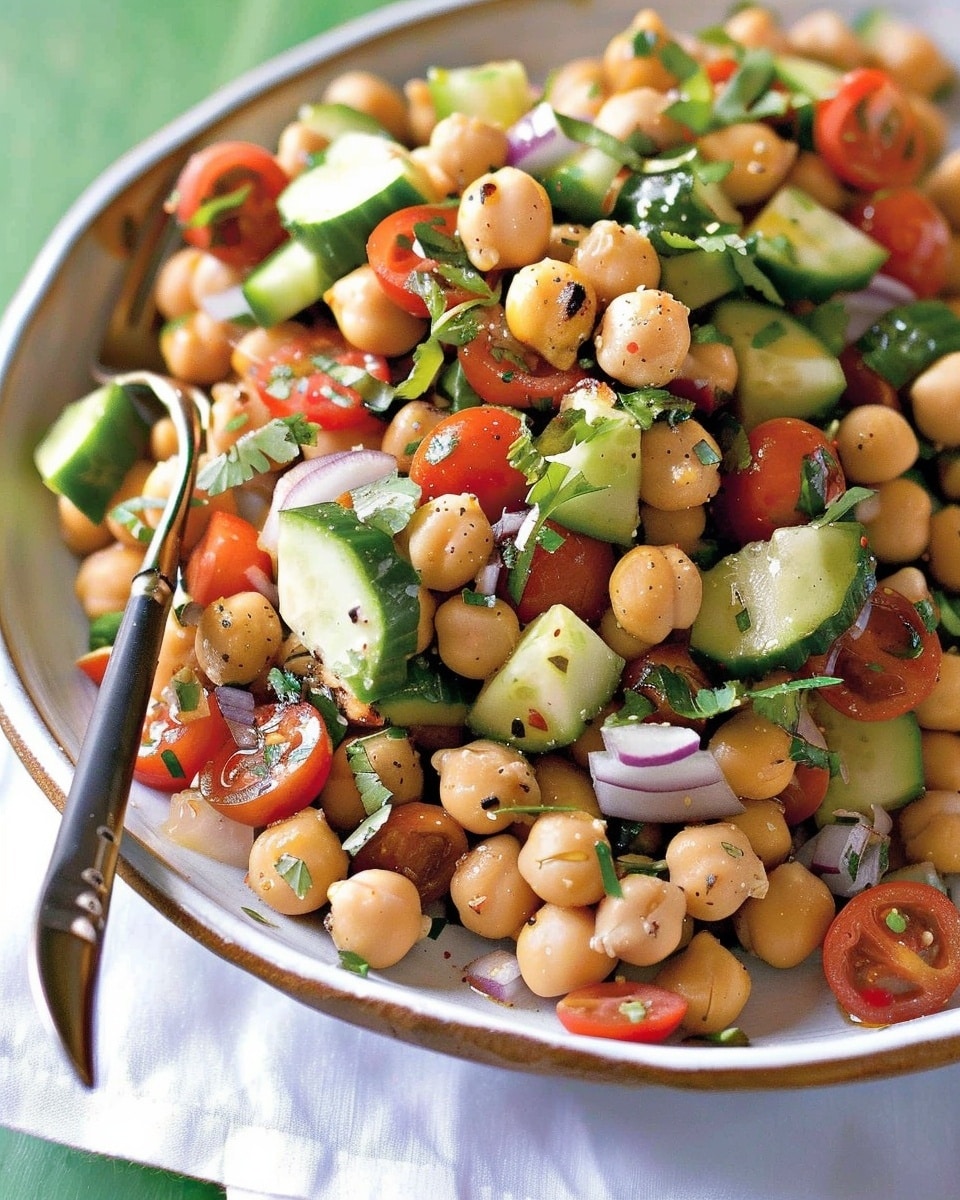 Simple Chickpea Salad