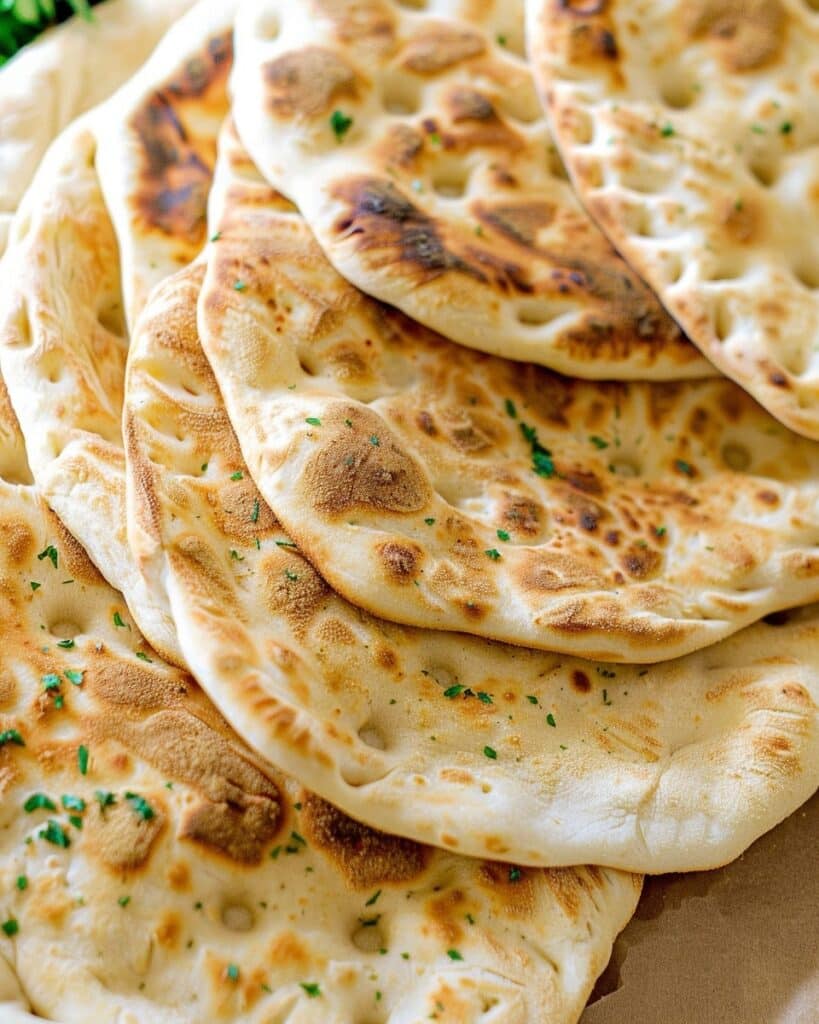 Soft & Puffy Arabic Bread (Kuboos)