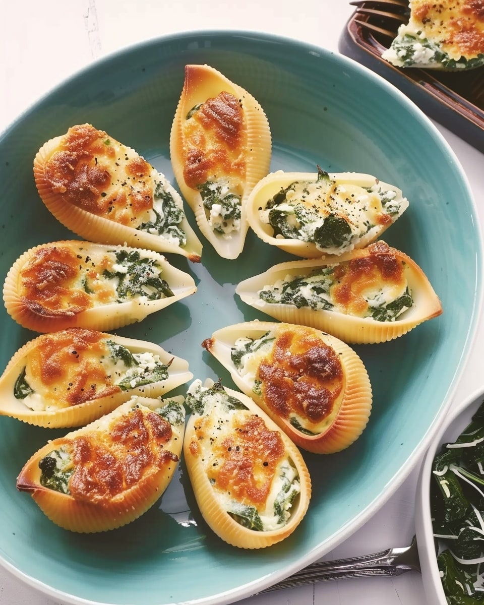 Spinach and Ricotta Stuffed Shells
