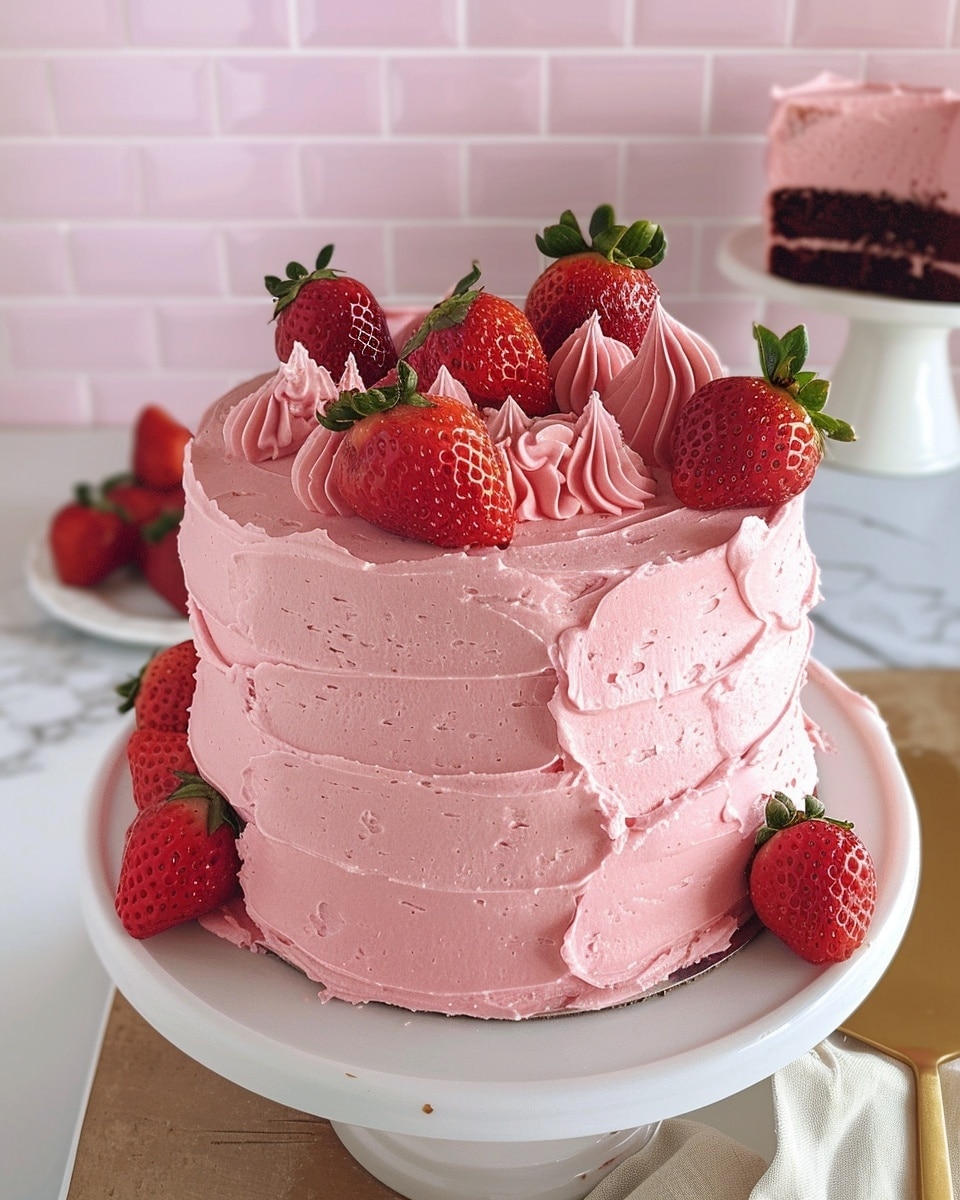 Strawberry Chocolate Cake