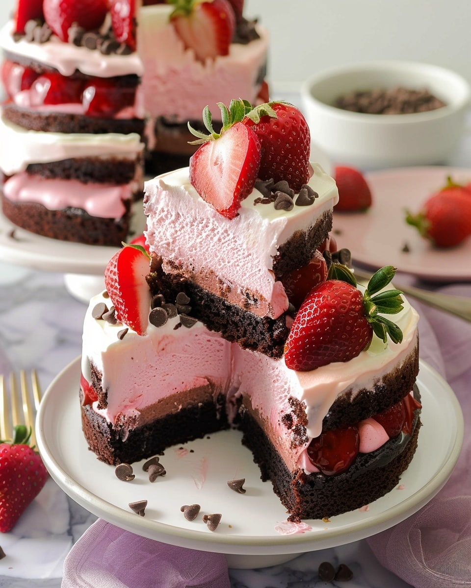 Strawberry Chocolate Cake