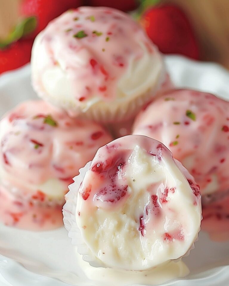 Strawberry Greek Yogurt Bites