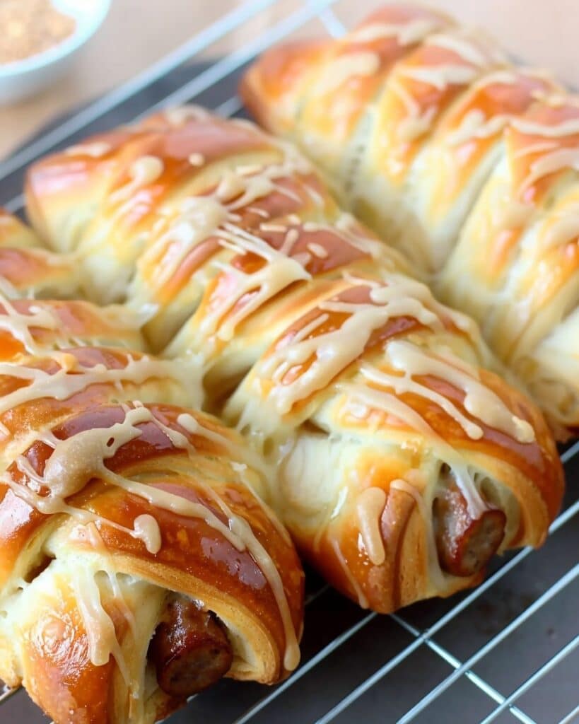 Stuffed Sausage Bread Rolls