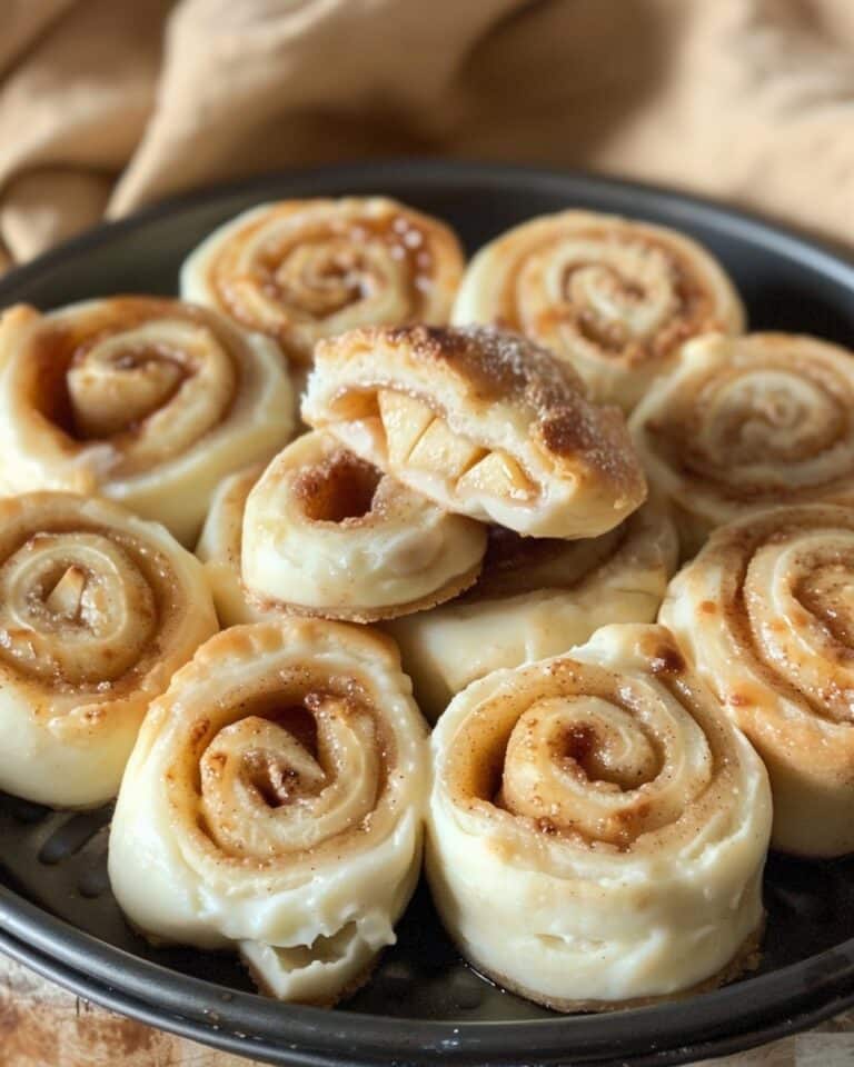 Sugar-Free Cinnamon Apple Cheesecake Roll-Ups