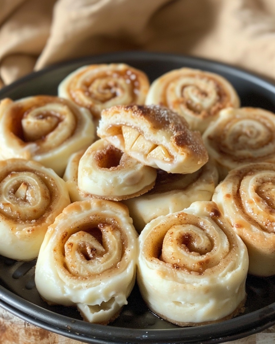 Sugar-Free Cinnamon Apple Cheesecake Roll-Ups