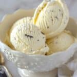 Sugar-Free Low Carb Vanilla Bean Ice Cream