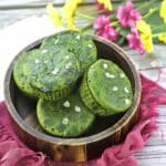 Sweet Spinach Muffins With Banana
