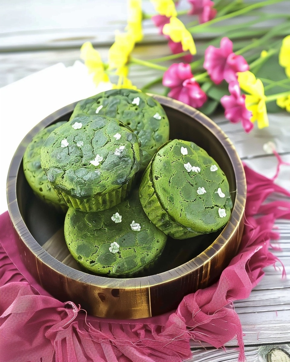 Sweet Spinach Muffins With Banana