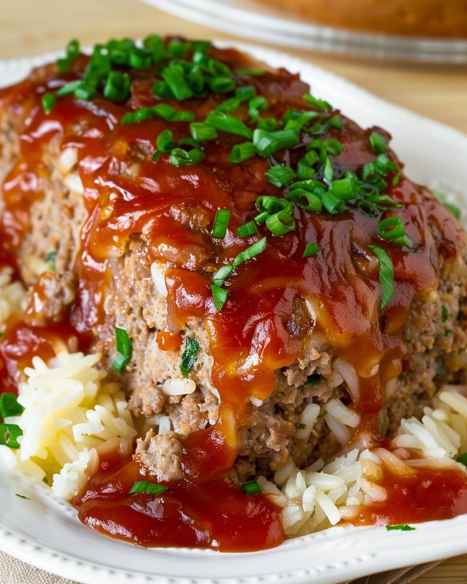 Crockpot French Onion Meatloaf with Swiss Cheese