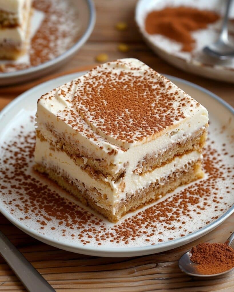 Tiramisu Milk Cake (Two-Layer)