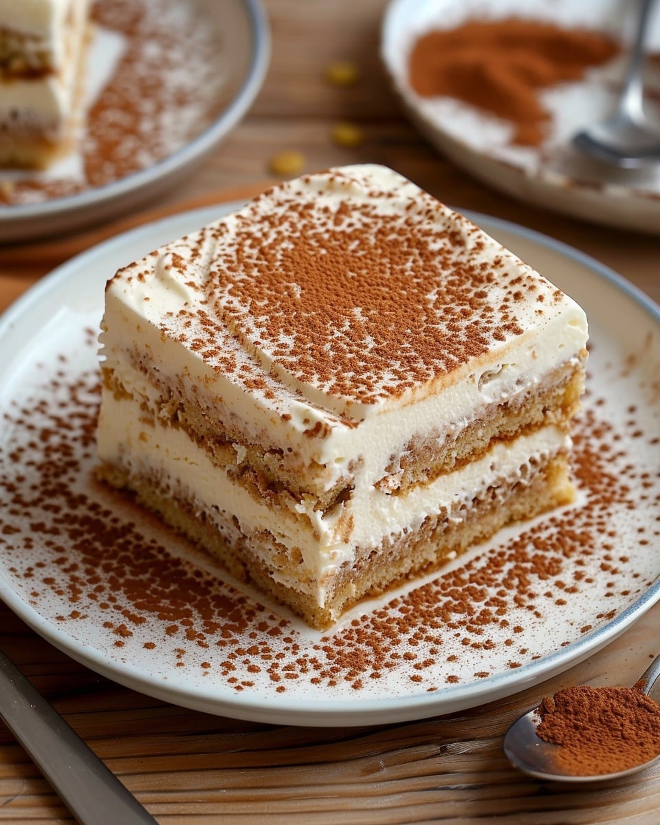 Tiramisu Milk Cake (Two-Layer)