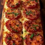 Tomato Basil Garlic Bread