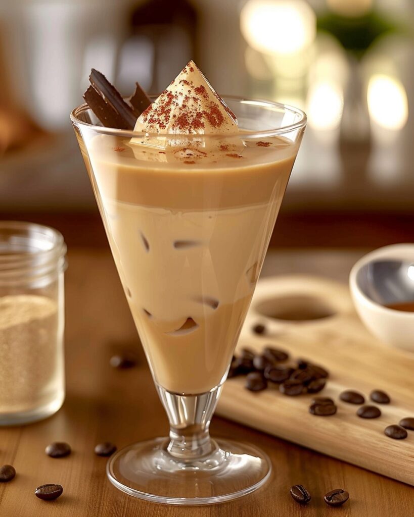 Creamy Homemade Coffee Drink