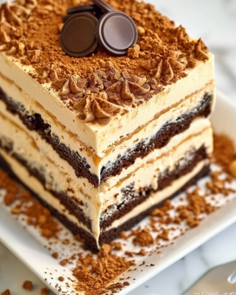 No-Bake Nutty Buddy Butterscotch Icebox Cake