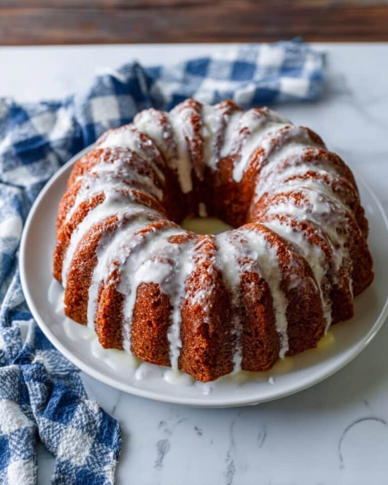 Red Velvet Pound Cake with Creamy Icing Recipe