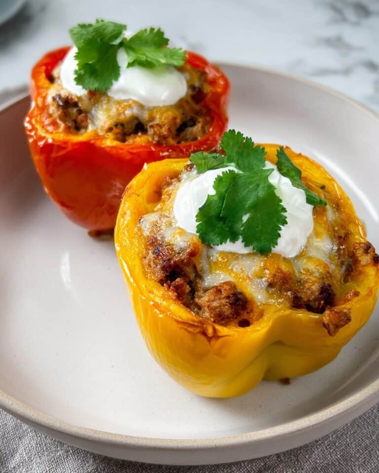 Easy High Protein Stuffed Peppers Recipe