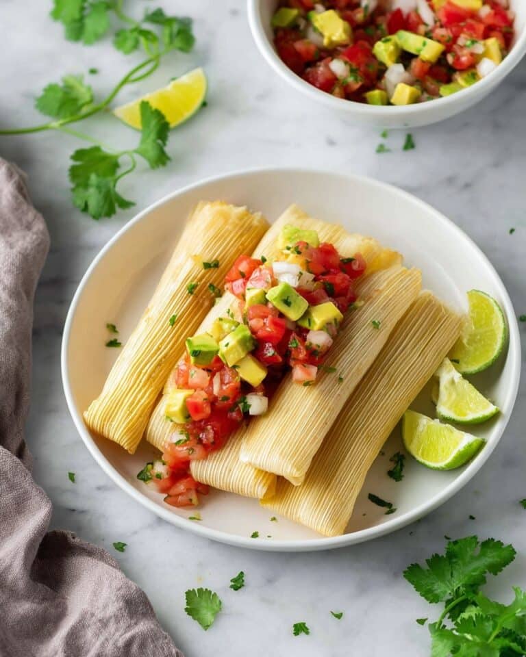 Homemade Tamales with Green Chilies and Pepper Jack Cheese Recipe