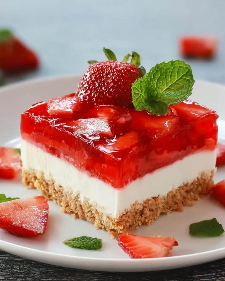 Strawberry Pretzel Dessert Squares Recipe