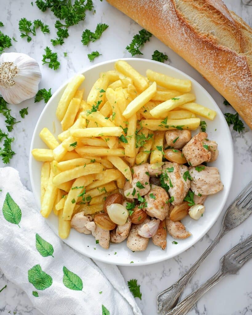 Uncle Tony’s Garlic Chicken & Fries | Pollo al Ajillo con Patatas Fritas Recipe