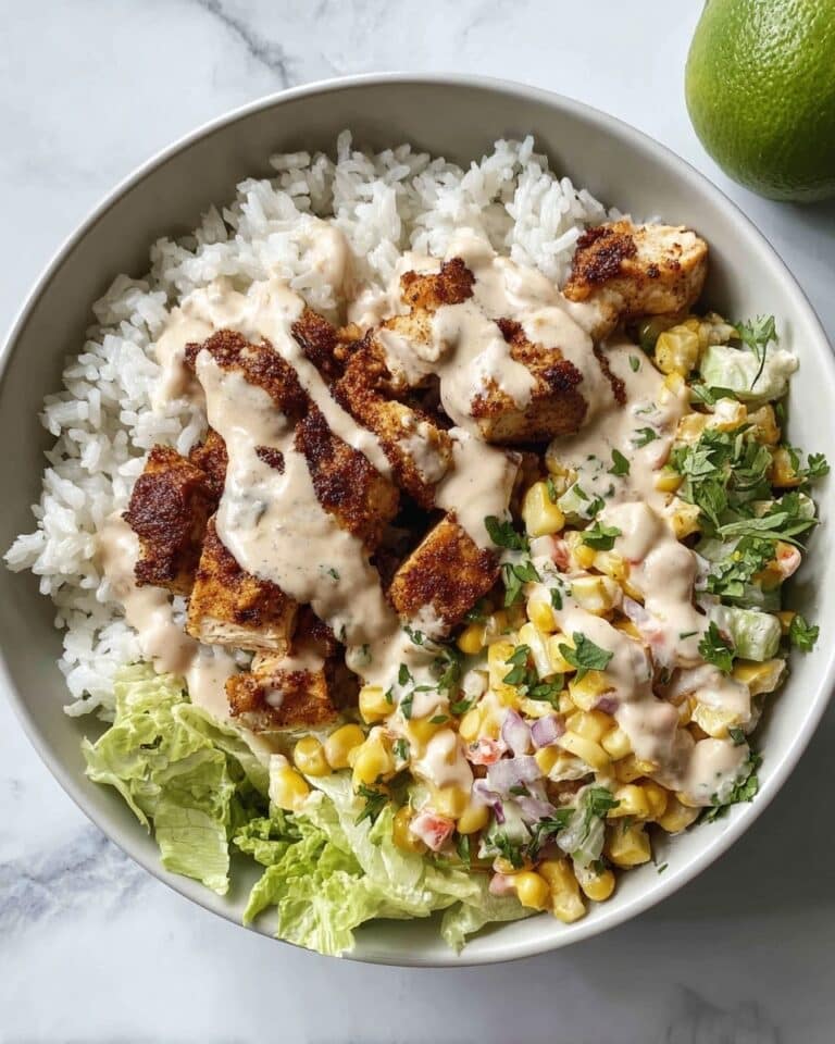 Healthy Street Corn Chicken Rice Bowl Recipe
