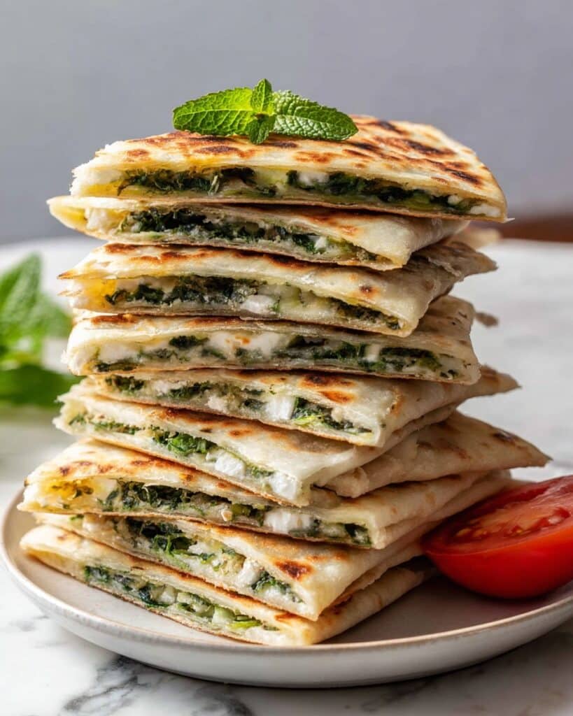Gozleme (Stuffed Turkish Flatbread) Recipe