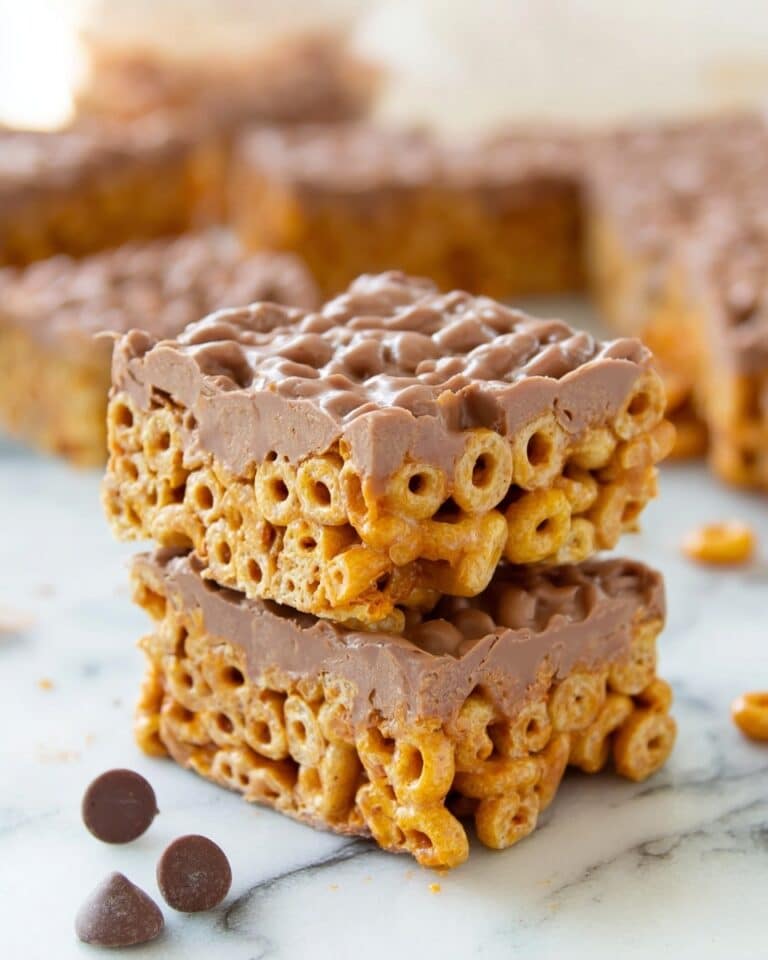 Addictive Peanut Butter Cheerio Bars Recipe