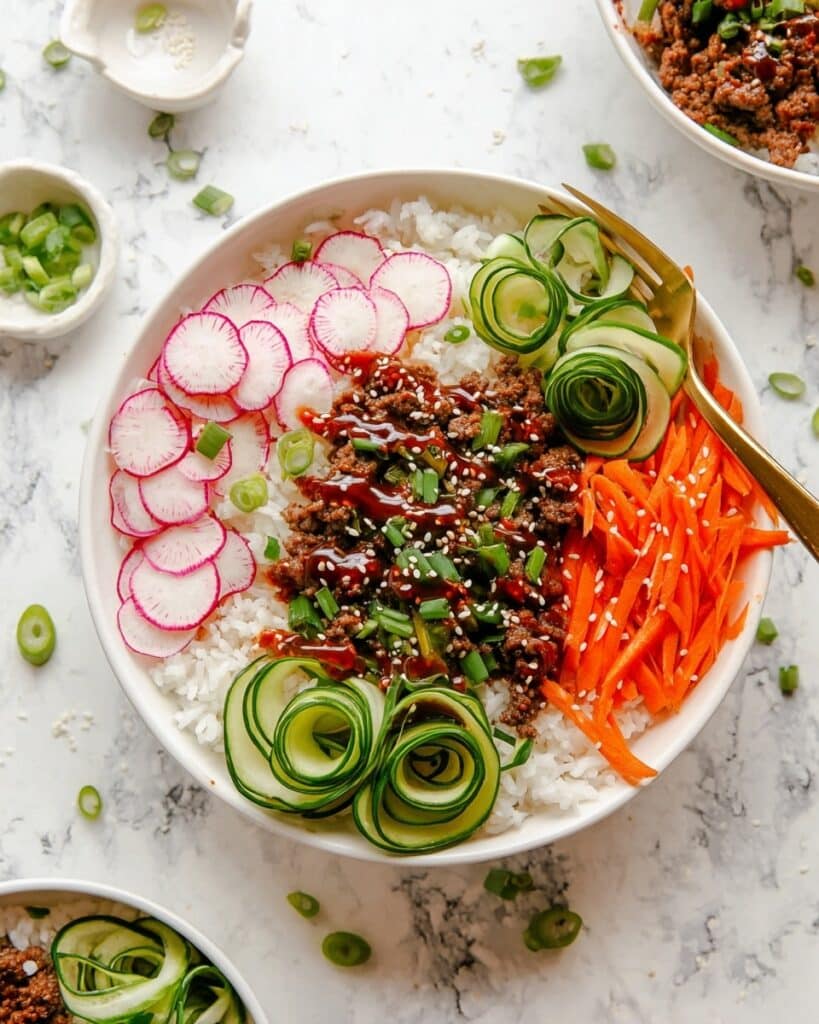 Korean Ground Beef Bowls (Easy 30 Minute Meal) Recipe