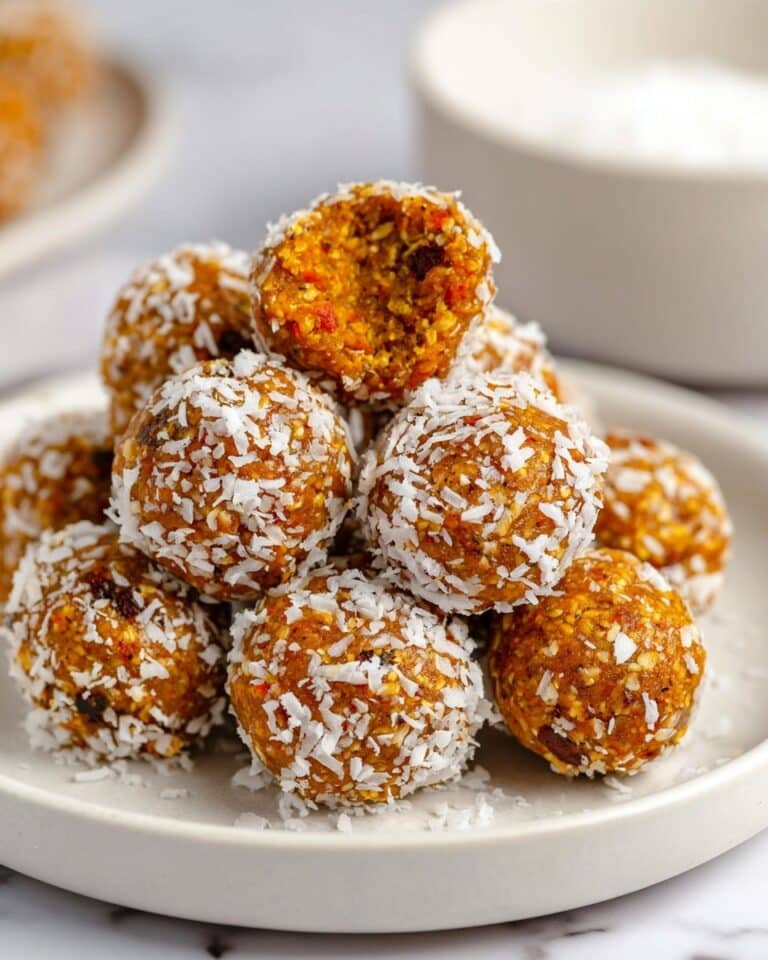 No-Bake Carrot Cake Energy Bites Recipe