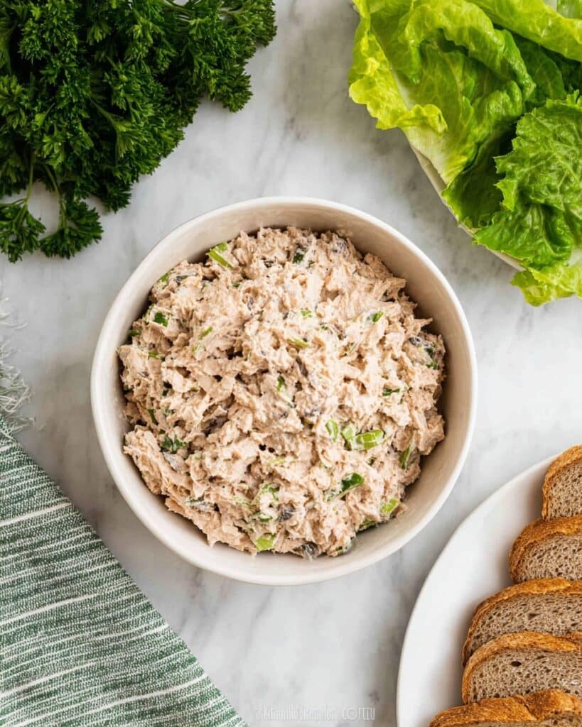 Classic Tuna Salad with Celery, Red Onion, and Dill Recipe