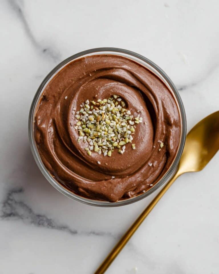 High-Protein Vegan Tofu Chocolate Mousse with Coffee and Dates Recipe