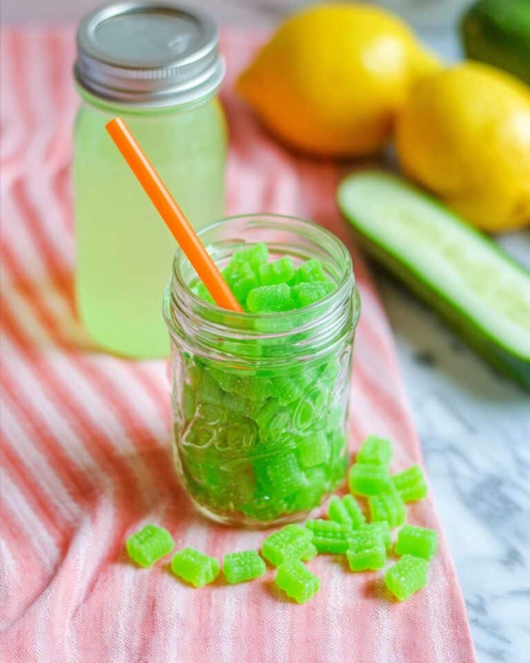 Healthy Homemade Green Juice Gummy Bears Recipe