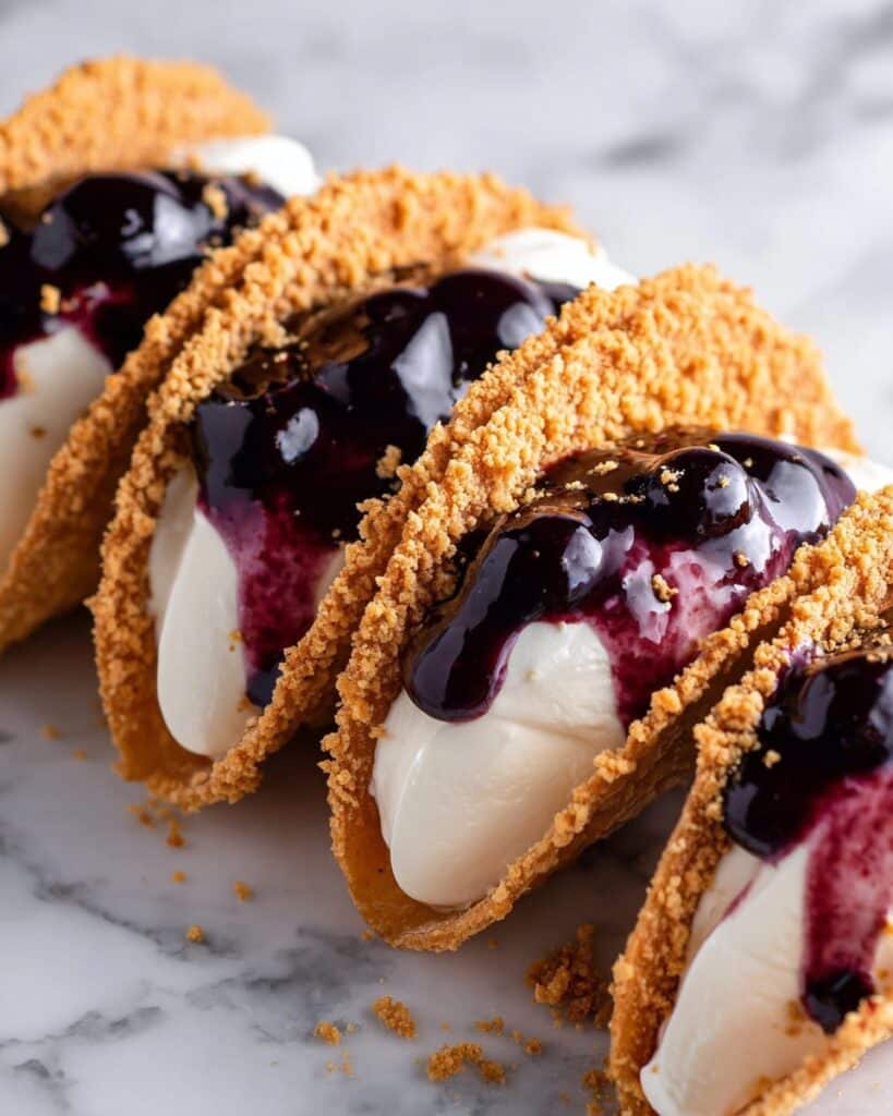 Blueberry Cheesecake Tacos Recipe