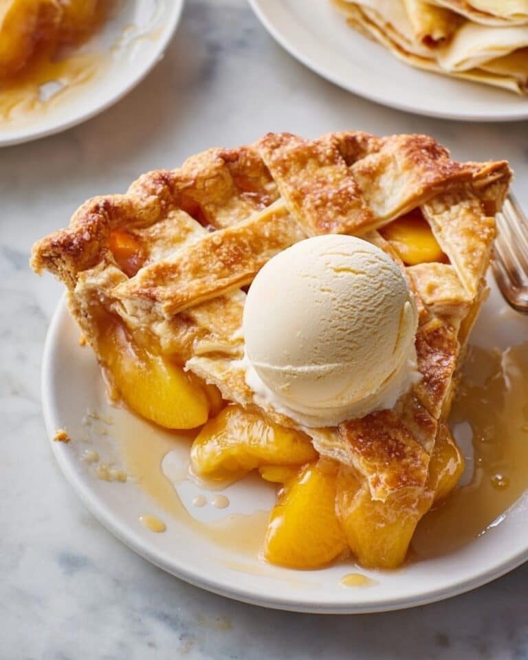 Peach Pie with Lattice Crust Recipe