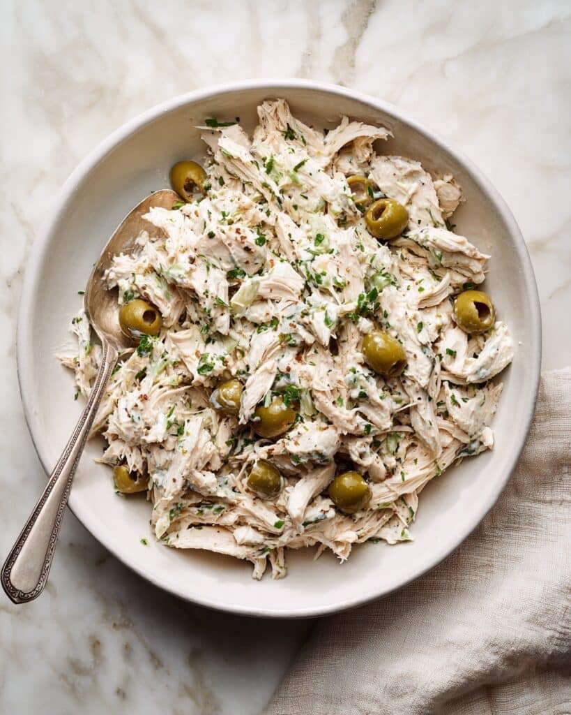 5-Ingredient Mediterranean Chicken Salad Recipe