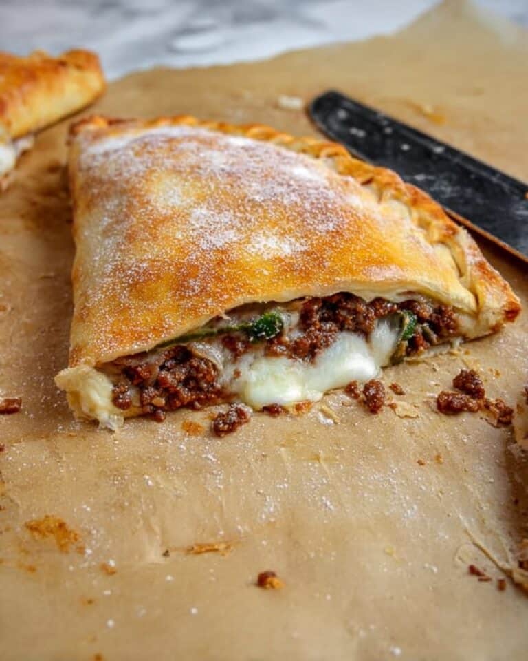 Hearty Beef and Pepperoni Stromboli with Crescent Roll Crust Recipe
