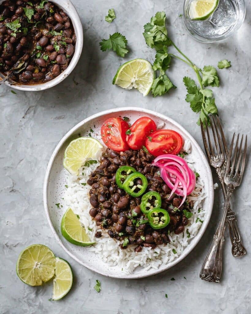 Spicy Seasoned Black Beans Recipe