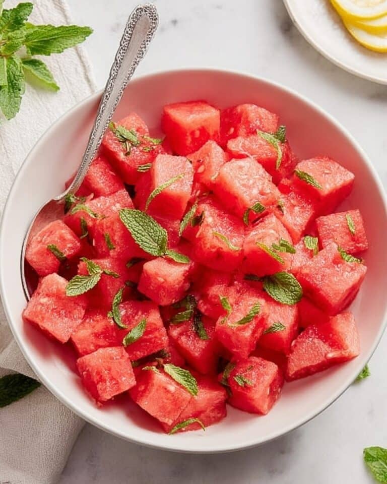 Watermelon Mint Salad Recipe