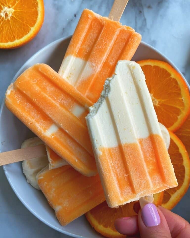 Homemade Orange Creamsicles Recipe