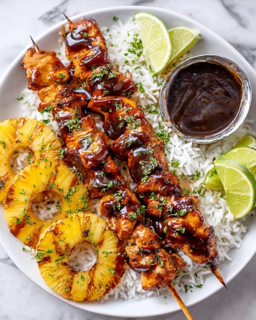 Huli Huli Chicken with Grilled Pineapple Recipe
