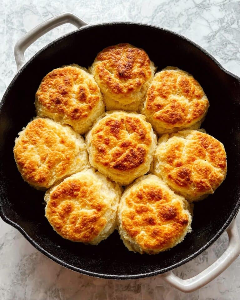 My Grandma’s Fluffy Cast Iron Biscuits Recipe