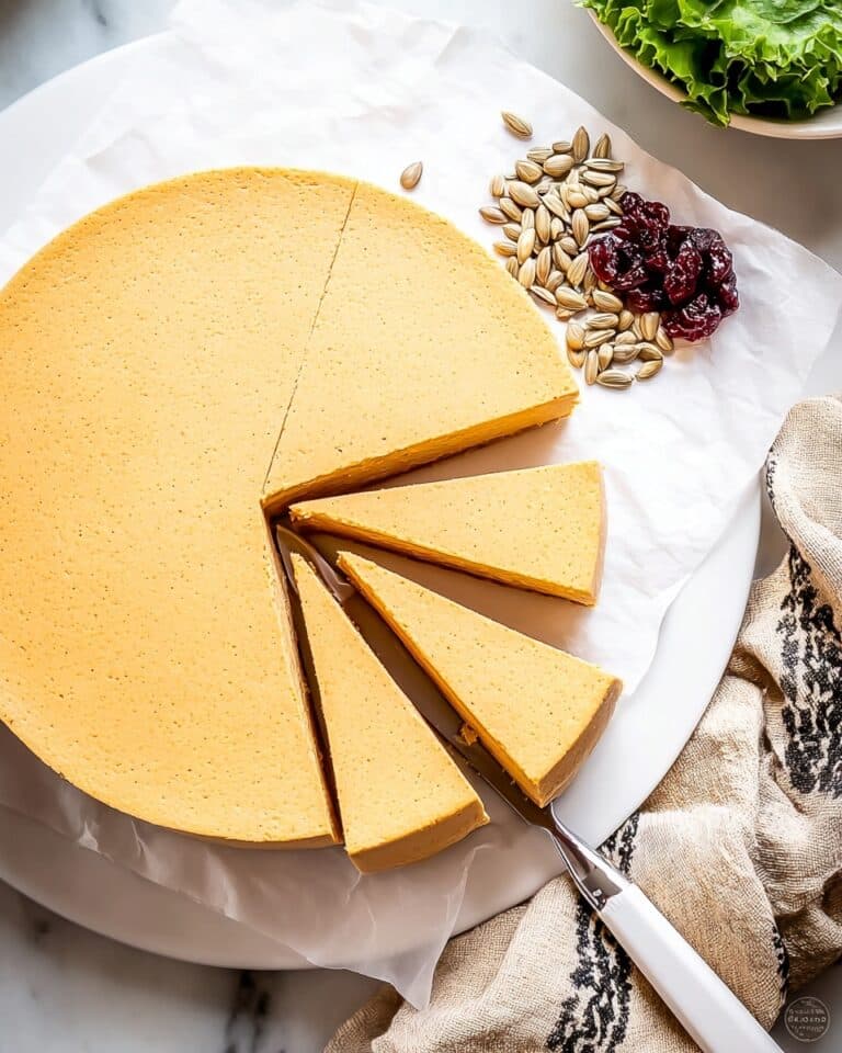Vegan Sunflower Seed Cheddar Cheese (Oil-Free) Recipe