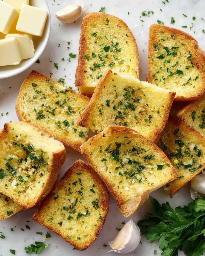 Homemade Garlic Bread Recipe