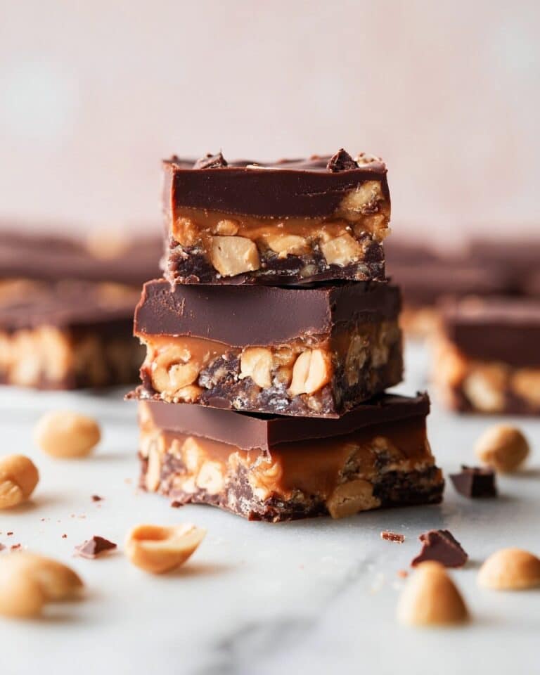 No Bake Vegan Snickers Bars (Paleo Option) Recipe