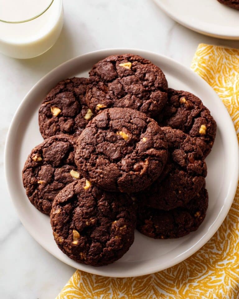 Fudgy Flourless Chocolate-Pecan Cookies Recipe