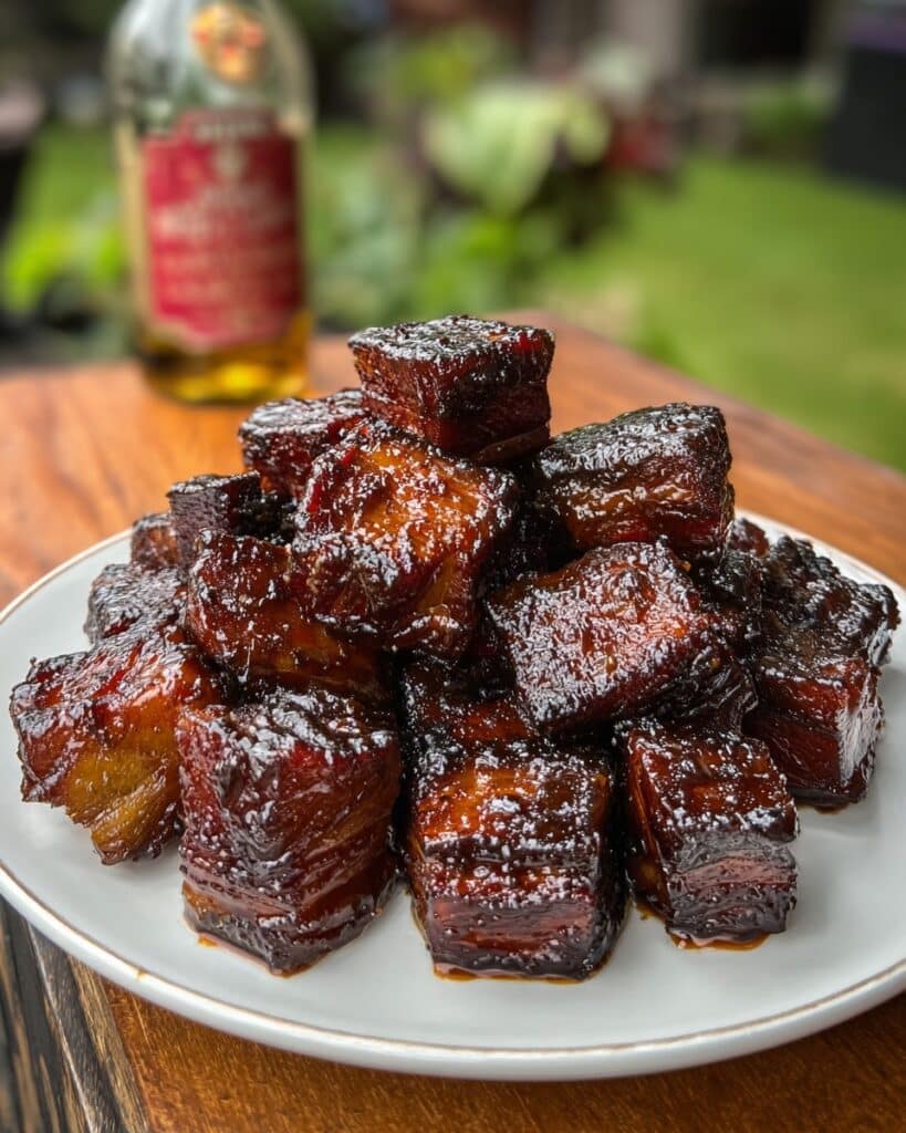 Chuck Roast Burnt Ends with Hot Honey BBQ Sauce Recipe
