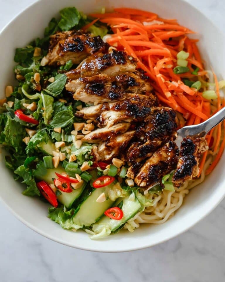 Teriyaki Chicken Spring Roll Bowl Recipe